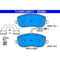 Set placute frana,frana disc ATE