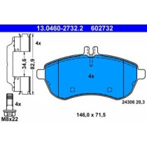 Set placute frana,frana disc ATE