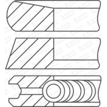 Set segmenti piston GOETZE