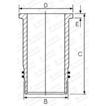 Camasa cilindru GOETZE