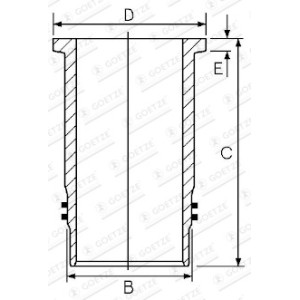 Camasa cilindru GOETZE