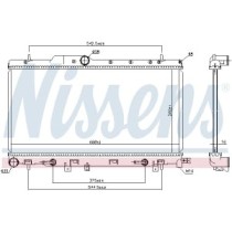 Radiator, racire motor NISSENS