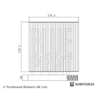 Filtru, aer habitaclu BLUE PRINT