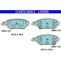 Set placute frana,frana disc ATE