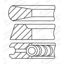 Set segmenti piston GOETZE