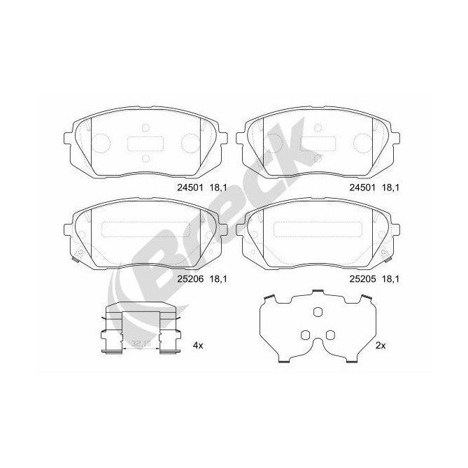 Brake Pad Set, disc brake 