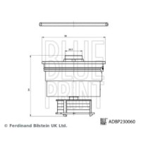 Filtru combustibil BLUE PRINT