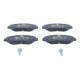 Set placute frana fata ATE pentru RENAULT ESPACE V, GRAND SCENIC IV, MEGANE IV, SCENIC IV, TALISMAN 1.2-2.0D 02.15, dimensiuni 58.6x141.9x18.3 mm