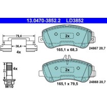 Set placute frana,frana disc ATE