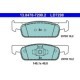 Set placute frana ATE fata ceramica DACIA LOGAN II, LOGAN MCV II, SANDERO II, RENAULT CLIO IV, LOGAN/STEPWAY II 40mm x 140.1mm x 18.2mm