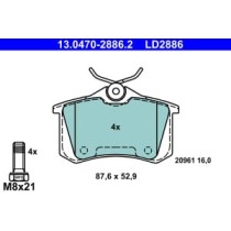 Set placute frana,frana disc ATE