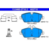 Set placute frana,frana disc ATE