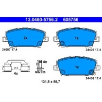 Set placute frana,frana disc ATE