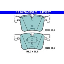 Set placute frana,frana disc ATE