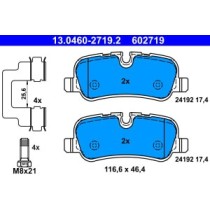 Set placute frana,frana disc ATE