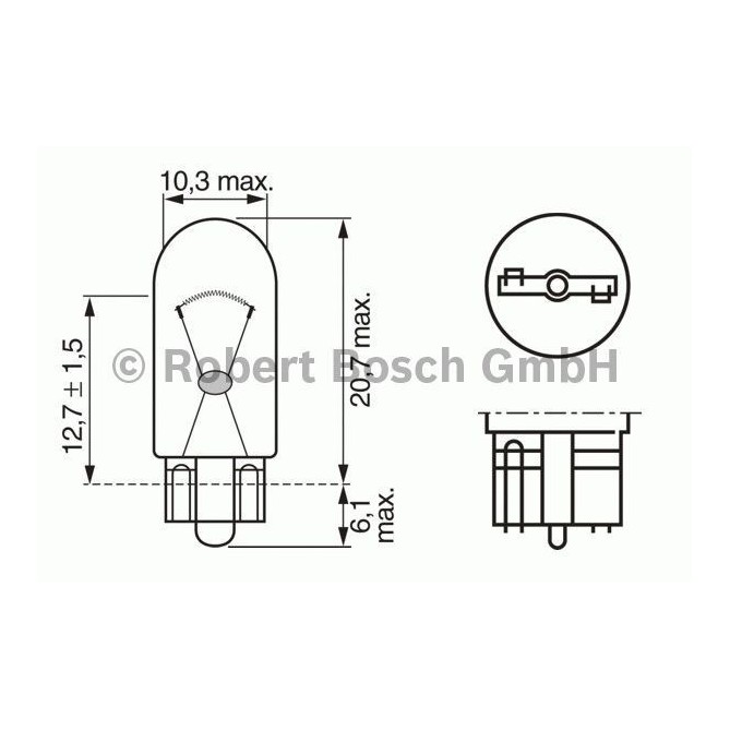 Bec incandescent BOSCH