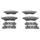 Set placute frana fata ATE pentru CHEVROLET AVEO, KALOS, LACETTI, NUBIRA, DAEWOO LACETTI, NUBIRA 1.4-2.0D, inaltime 51.4 mm, latime 143.0 mm, grosime 16.8 mm