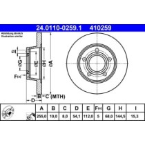 Disc frana ATE