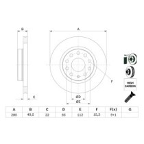 Disc frana BOSCH