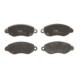 Set placute frana fata TRW MOTO pentru FORD TRANSIT 2.0D-2.4D 01.00-05.06, inaltime 65.3 mm, latime 168.6 mm, grosime 18.4 mm