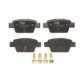 Set placute frana Spate TRW MOTO cu suplimente suruburi de ghidare etrier ALFA ROMEO MITO FIAT BRAVO II LINEA MULTIPLA STILO LANCIA DELTA III