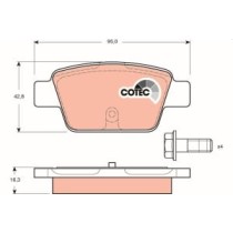 Set placute frana,frana disc TRW MOTO