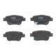 Set placute frana Spate TRW MOTO pentru TOYOTA AVENSIS, COROLLA VERSO, PREVIA 1.6-3.5, inaltime 46.1 mm, latime 102.0 mm, grosime 16.3 mm