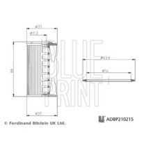 Filtru hidraulic, cutie de viteze automata BLUE PRINT