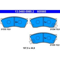 Set placute frana,frana disc ATE