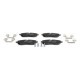 Set placute frana fata ATE cu suplimente si suruburi de ghidare pentru LAND ROVER DISCOVERY III IV RANGE ROVER III 2.7D-4.4 03.02-12.18