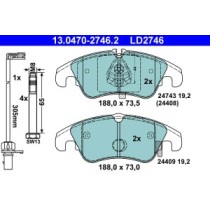 Set placute frana,frana disc ATE