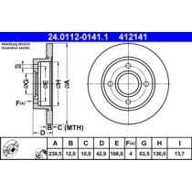 Disc frana ATE