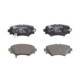 Set placute frana spate ATE pentru MAZDA 3, 3/HATCHBACK 1.5-2.5, inaltime 44.5 mm, latime 101.5 mm, grosime 13.8 mm