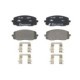 Set placute frana fata ATE pentru HYUNDAI I10 I, I20 I; KIA PICANTO I, PICANTO II 1.0-1.6, inaltime 47.3 mm, latime 115.9 mm, grosime 16.5 mm