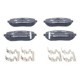 Set placute frana fata ATE pentru HYUNDAI I10 I, I20 I; KIA PICANTO I, PICANTO II 1.0-1.6, inaltime 47.3 mm, latime 115.9 mm, grosime 16.5 mm