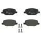 Set placute frana Spate ATE cu suruburi de ghidare etrier, ALFA ROMEO 159, BRERA, SPIDER, LANCIA THESIS 1.8-3.2, 49.8 mm x 116.8 mm x 17.7 mm