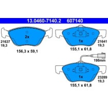 Set placute frana,frana disc ATE