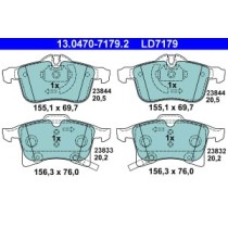 Set placute frana,frana disc ATE