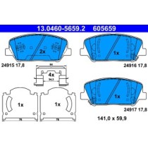 Set placute frana,frana disc ATE