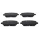 Set placute frana fata ATE pentru PONTIAC VIBE, TOYOTA AVENSIS VERSO, NOAH/VOXY 1.8-2.4 05.01-12.10, dimensiuni 59.6mm x 123.1mm x 17.0mm