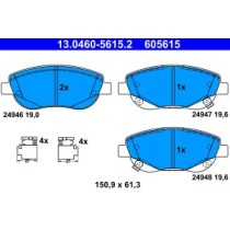 Set placute frana,frana disc ATE