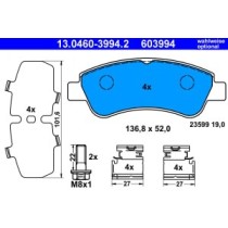 Set placute frana,frana disc ATE