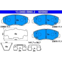 Set placute frana,frana disc ATE