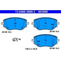 Set placute frana,frana disc ATE