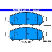 Set placute frana,frana disc ATE