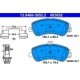 Set placute frana fata ATE cu suplimente si suruburi de ghidare etrier MERCEDES GLK (X204) 2.0-3.5 06.08-12.15 68.3mm x 165.1mm x 20.7mm