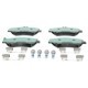 Set placute frana fata ATE cu suplimente si suruburi de ghidare etrier MERCEDES GLK (X204) 2.0-3.5 06.08-12.15 68.3mm x 165.1mm x 20.7mm