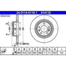 Disc frana ATE