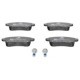 Set placute frana Spate ATE NISSAN JUKE RENAULT CAPTUR II CLIO V ESPACE V FLUENCE GRAND SCENIC III 45.5mm 106.5mm 15.9mm