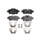 Set placute frana spate ATE cu suplimente si suruburi ghidare pentru MINI R56 R57 R58 R59 CLUBMAN R55 CLUBVAN R55 1.4-2.0D 09.06-06.15